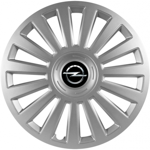 KRYTY KOLIES PRE OPEL 15" LUXURY silver 4ks
